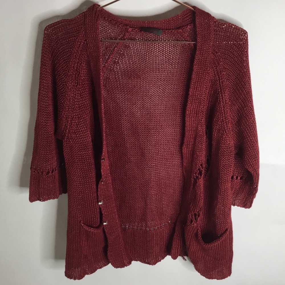 Wrap London 100% Linen Pocket Cardigan